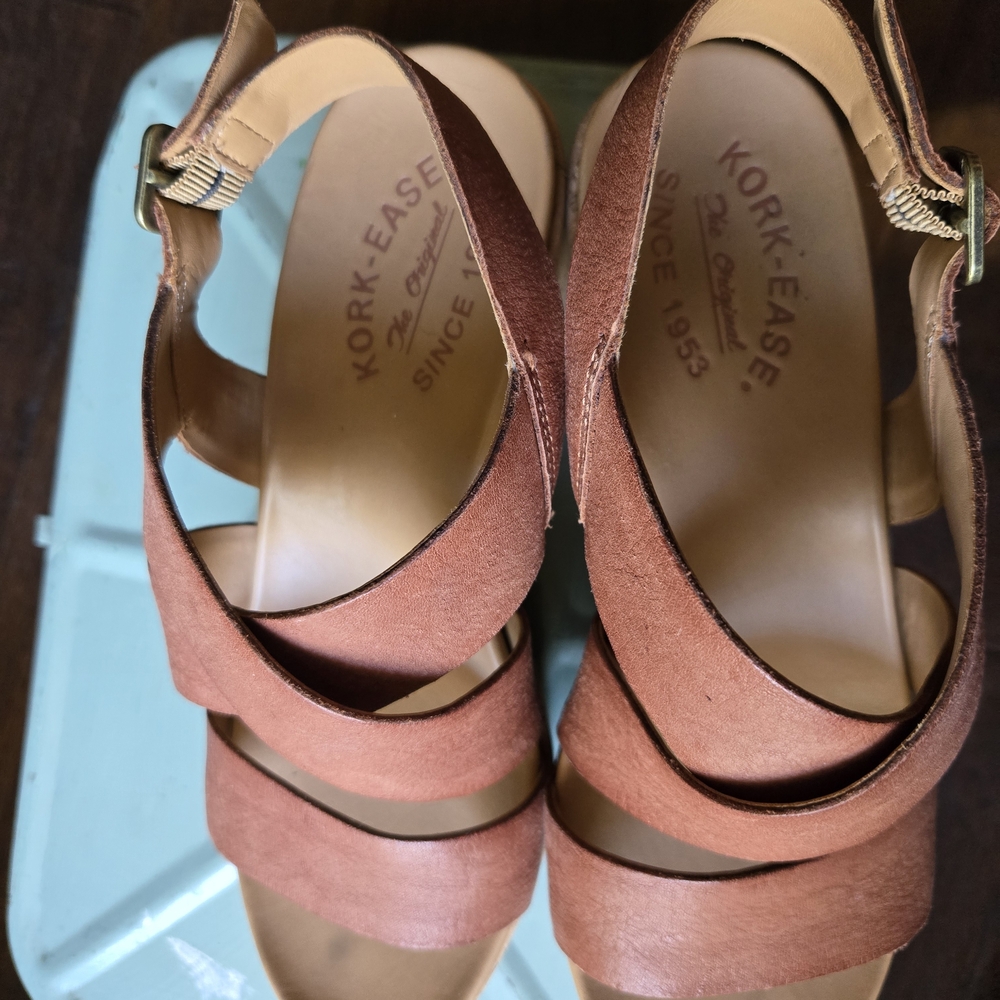 Kork-Ease Women's Brown Strappy Sandals